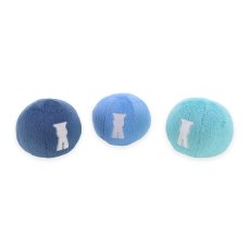 画像2: 【おもちゃ】mmsu-ha BALL TOY 3色セット BLUE  (2)