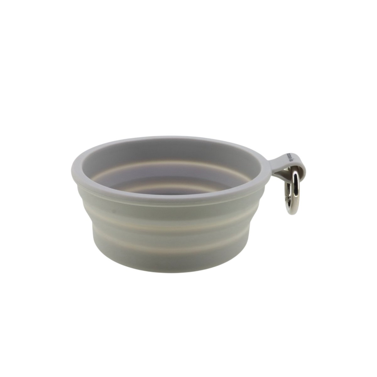 画像4: 【お散歩グッズ】mmsu-ha シリコンボウル／お水入れ【ライトグレー】 (4)