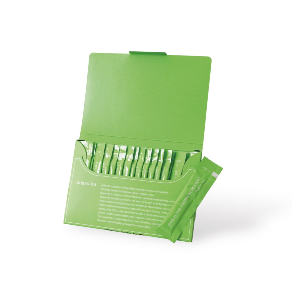 画像4: 【飲むデザートサプリ】青リンゴ+ガルシニア(シュウ酸カルシウム結晶/結石予防や尿路感染症・膀胱炎のケアに)1箱(5g×30包)【mmsu-haプレミアム】 (4)