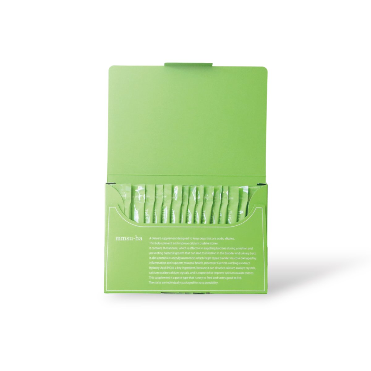 画像3: 【飲むデザートサプリ】青リンゴ+ガルシニア(シュウ酸カルシウム結晶/結石予防や尿路感染症・膀胱炎のケアに)1箱(5g×30包)【mmsu-haプレミアム】 (3)