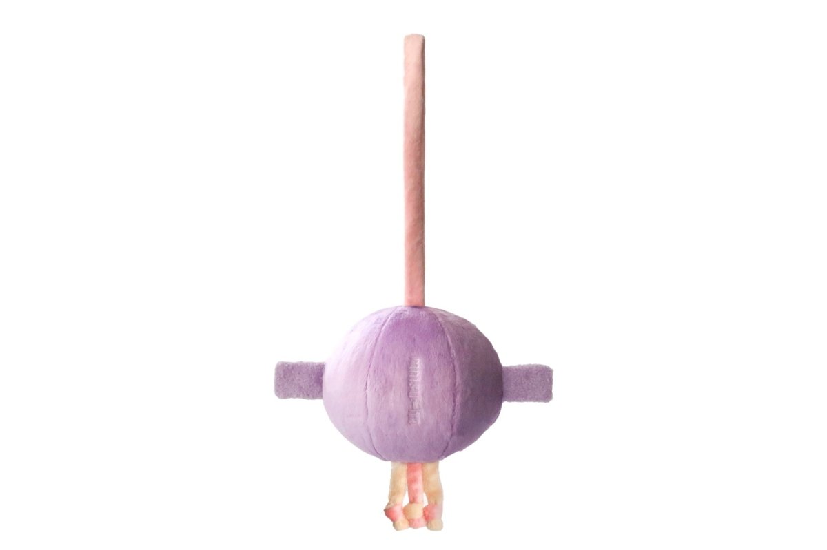 【シュナウザーにおすすめのおもちゃ】mmsu-ha BIG BALL TOY パープル/シュナウザーとの引っ張り合いにオススメの犬用おもちゃ